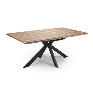 Read more about Rectangle extendable walnut dining table seats 6-8 liberty